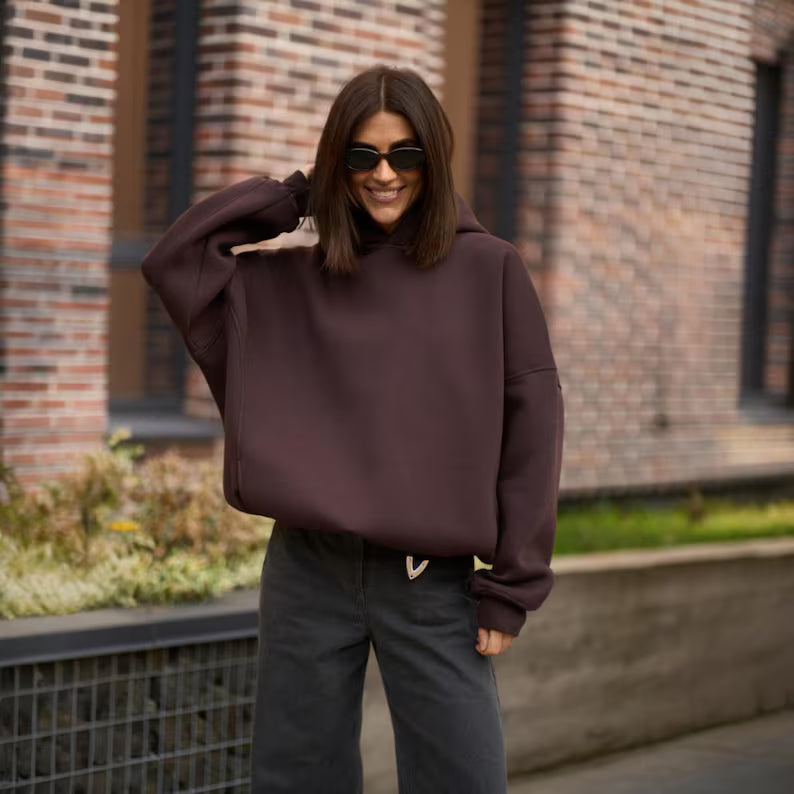 Hoodie Trendy Oversized Insulated Winter Top