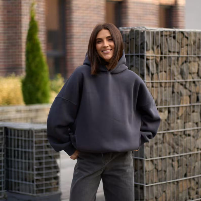 Hoodie Trendy Oversized Insulated Winter Top