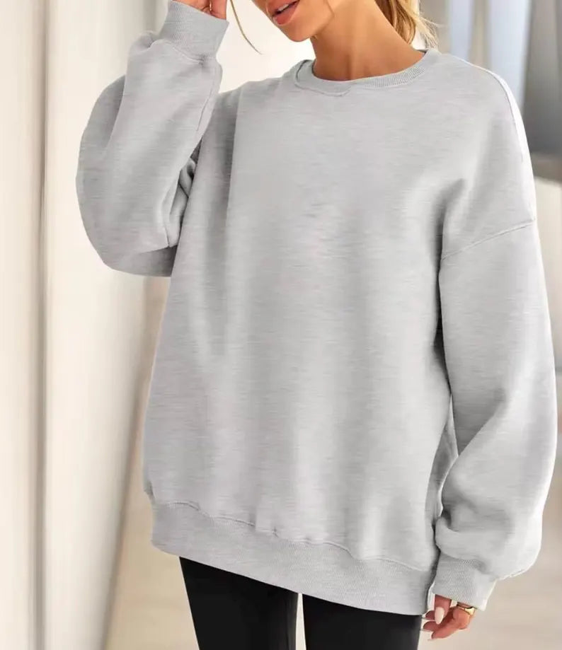 Plush Crewneck Sweatshirt Quality, Soft Feel