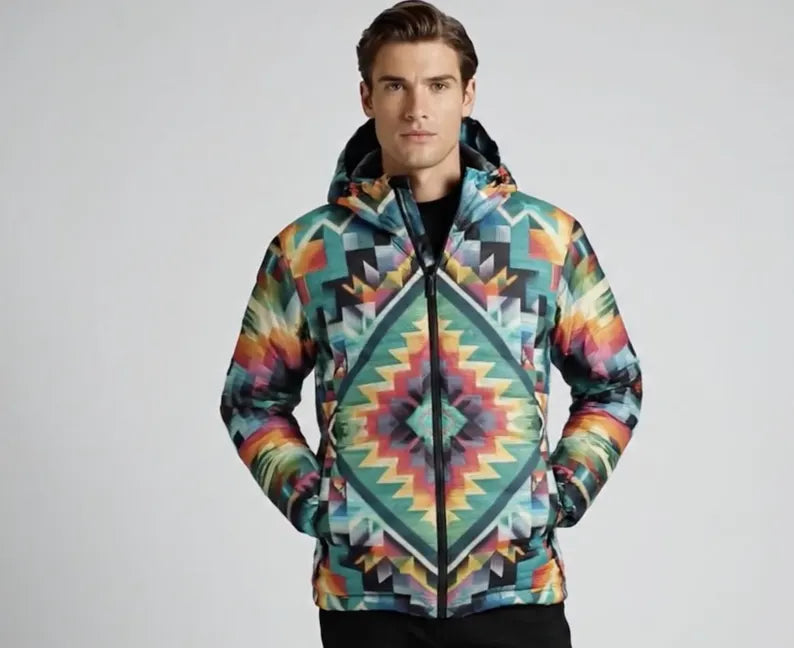 Warm Quilted Puffer Down Jacket