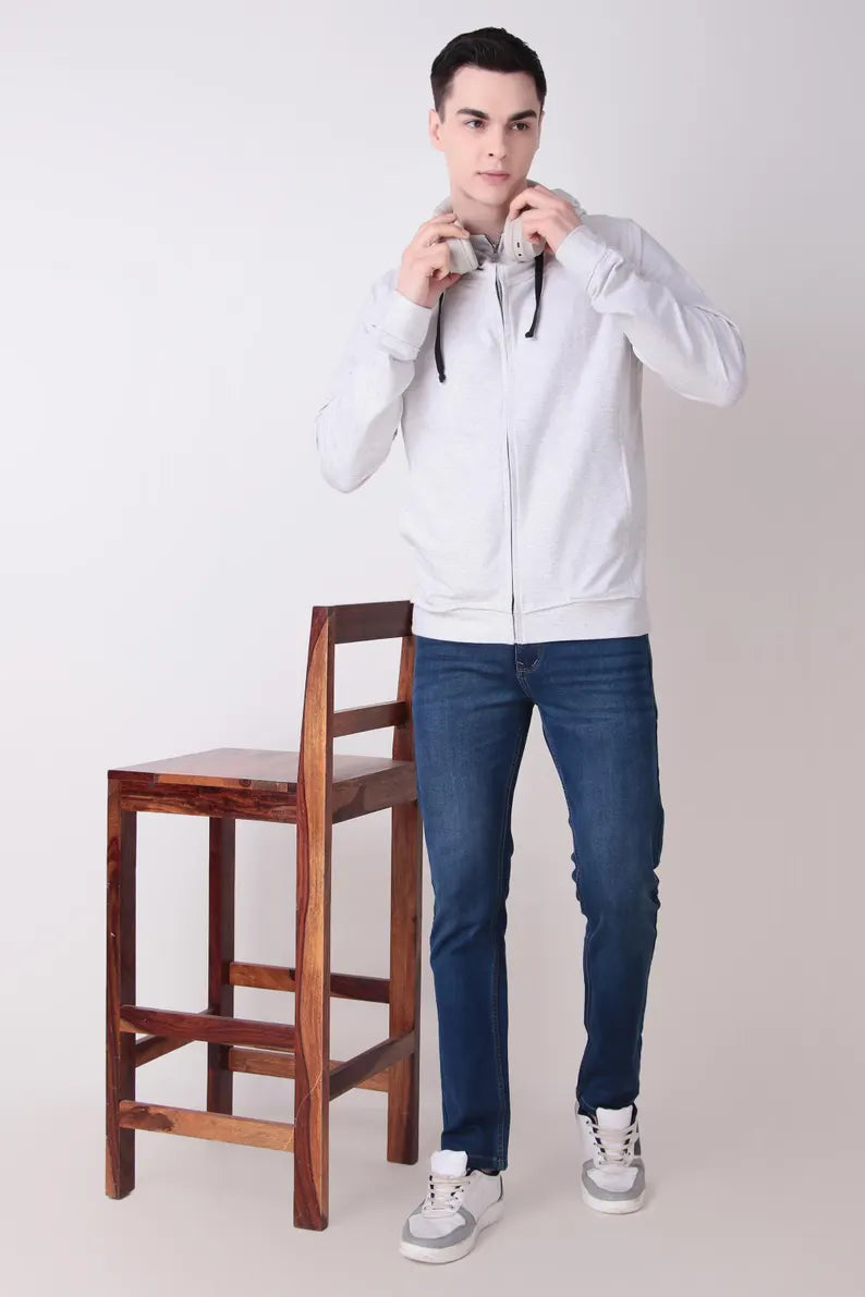 Men's Organic Cotton Full Zip Jacket