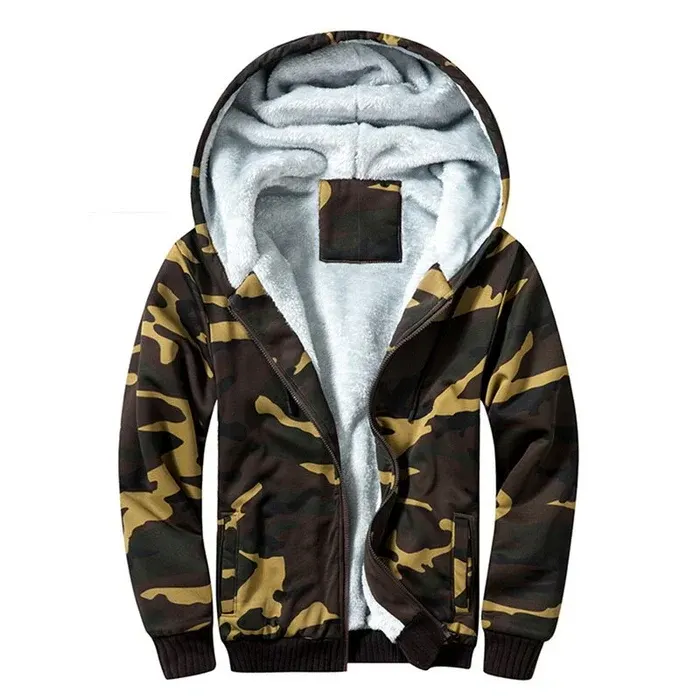 Fleece Pullover Zipped Up Jacket
