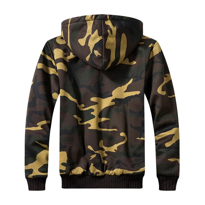 Fleece Pullover Zipped Up Jacket